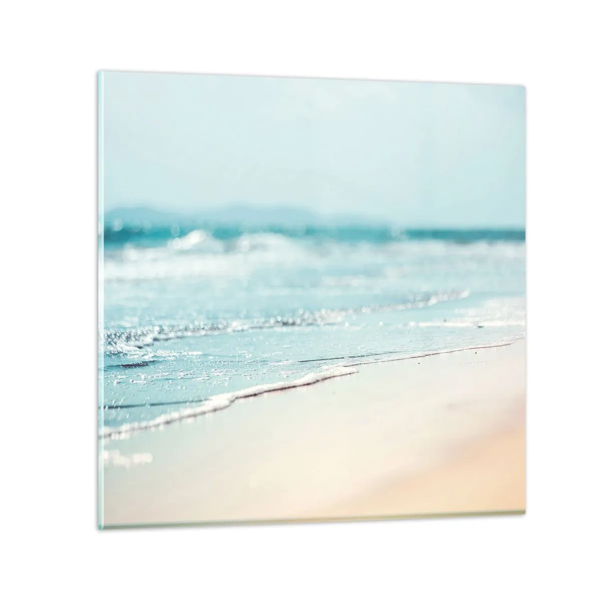 Obraz na szkle - Ciepło i szum - 70x70 cm