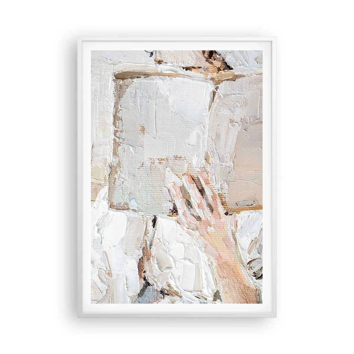 Plakat w białej ramie - W innym świecie - 70x100 cm