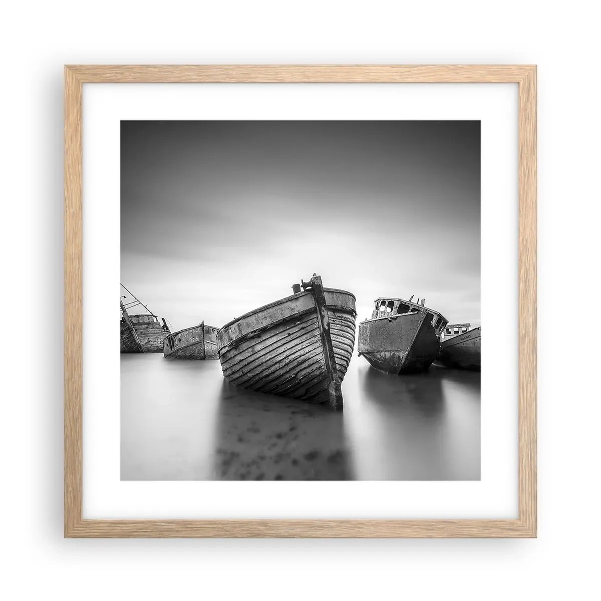 Plakat w ramie jasny dąb - Już tylko wspomnienia… - 40x40 cm