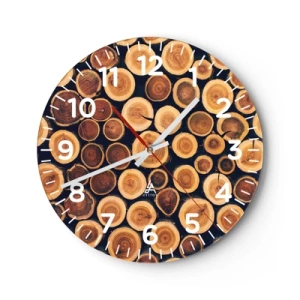 Zegar ścienny - Na ile lat wyglądam? - 40x40 cm