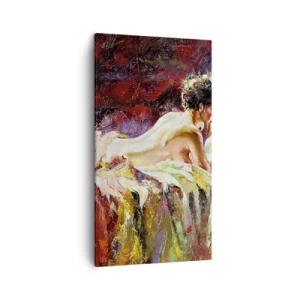 Obraz na płótnie - Zamyślona Wenus - 45x80 cm