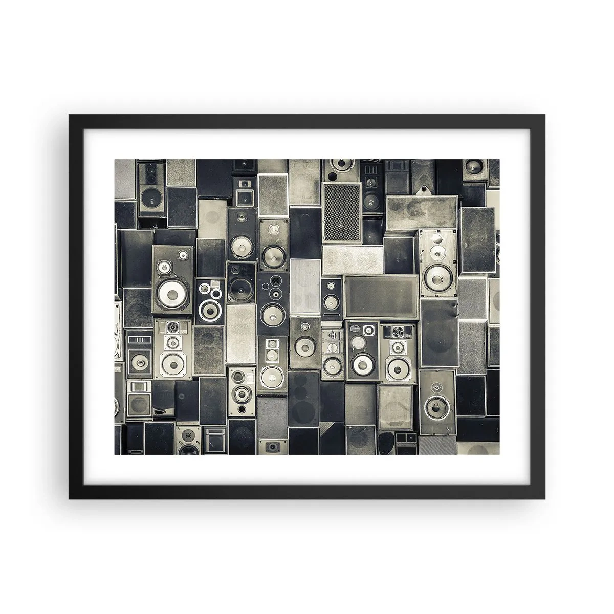 Plakat w czarnej ramie - I wszystko gra - 50x40 cm
