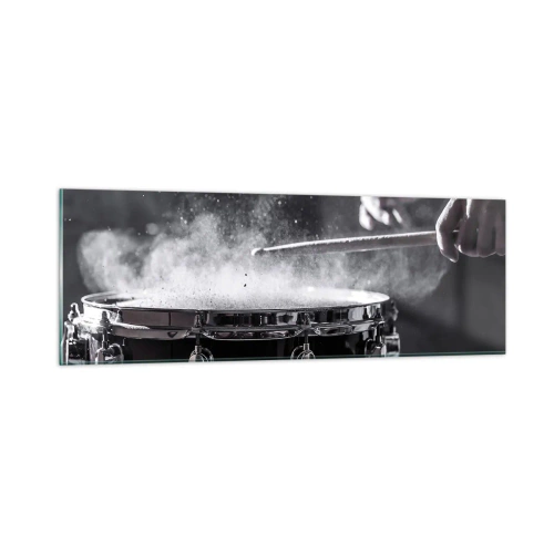 Obraz na szkle - Puls muzyki - 90x30 cm
