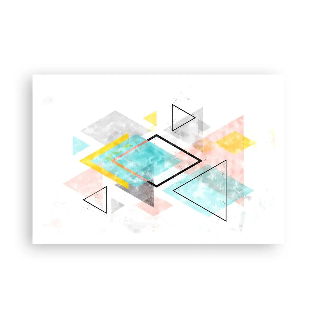 Plakat - Igraszka geometryczna - 91x61 cm