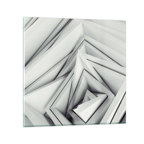 Obraz na szkle - Ostrych kątów pąkowie - 60x60 cm