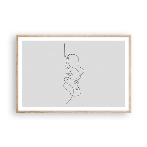 Plakat w ramie jasny dąb - Żar rzewnych żądz - 91x61 cm