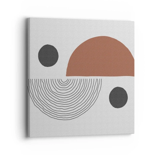 Obraz na płótnie - Doskonałość koła - 40x40 cm