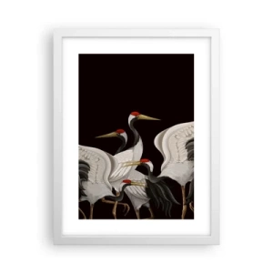 Plakat w białej ramie - Ptasie sprawy - 30x40 cm
