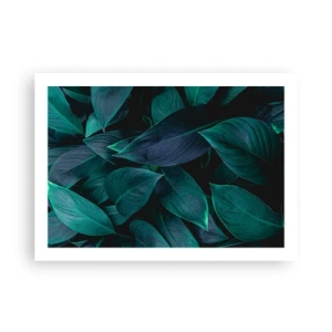 Plakat - Zieleń sama w sobie - 70x50 cm