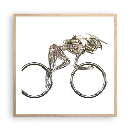 Plakat w ramie jasny dąb - Wspaniała maszyna - 60x60 cm
