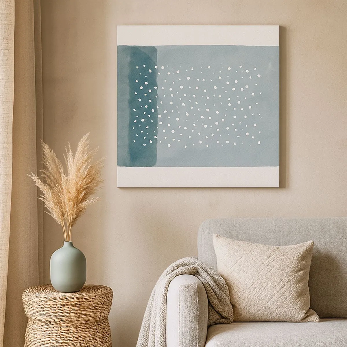 Obraz na płótnie - Wyrosłe na błękicie - 30x30 cm