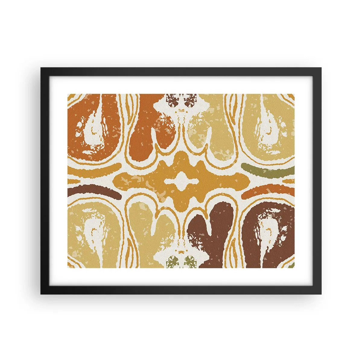 Plakat w czarnej ramie - Abstrakcja sentymentalna - 50x40 cm