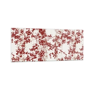 Obraz na szkle - Jak dawny perkalik - 100x40 cm