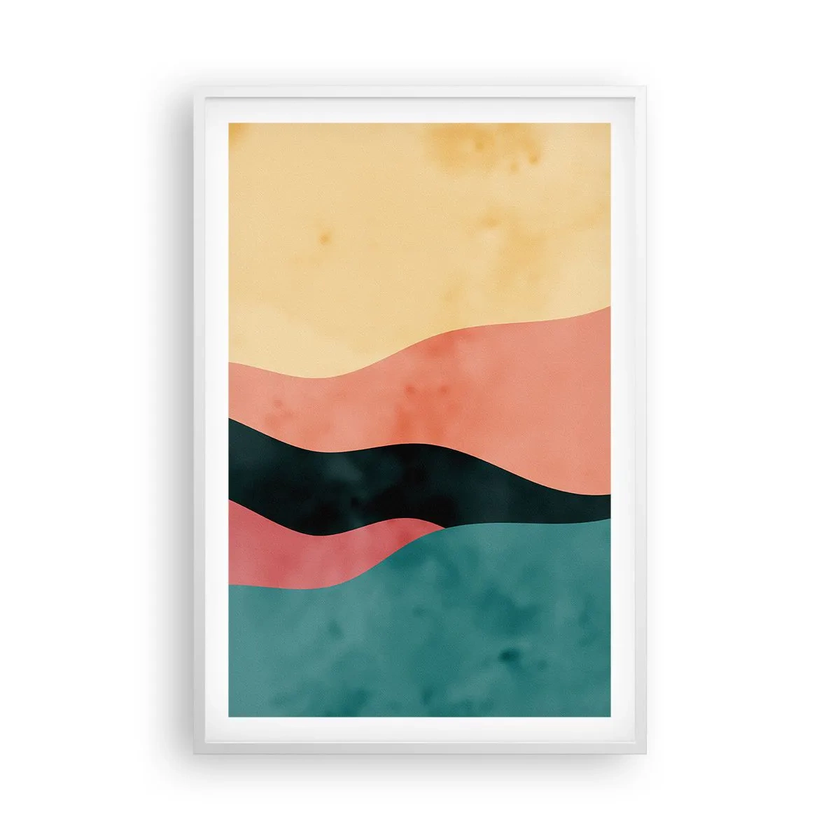 Plakat w białej ramie - Zgodna niezgodność - 61x91 cm