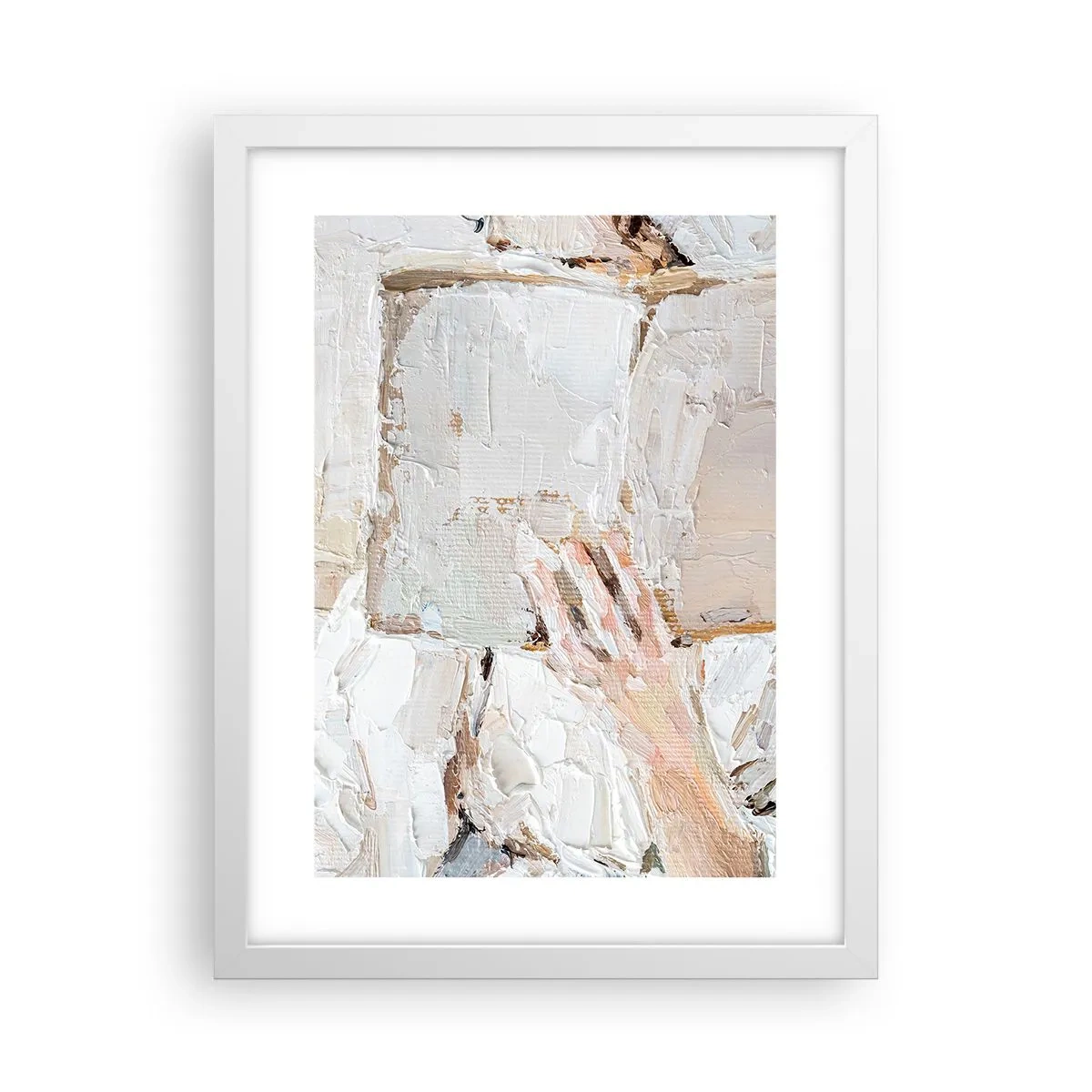 Plakat w białej ramie - W innym świecie - 30x40 cm
