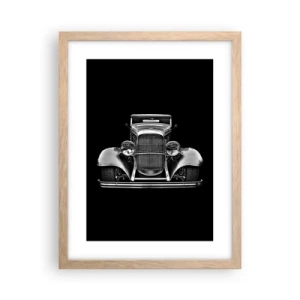 Plakat w ramie jasny dąb - Prawdziwy gentelman - 30x40 cm