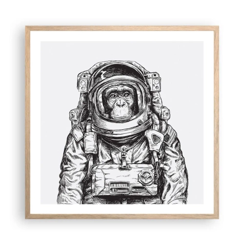 Plakat w ramie jasny dąb - Alternatywna ewolucja - 60x60 cm