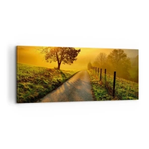 Obraz na płótnie - Miodne popołudnie - 100x40 cm
