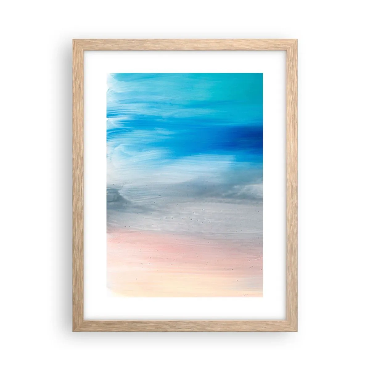 Plakat w ramie jasny dąb - Żywioły: powietrze - 30x40 cm