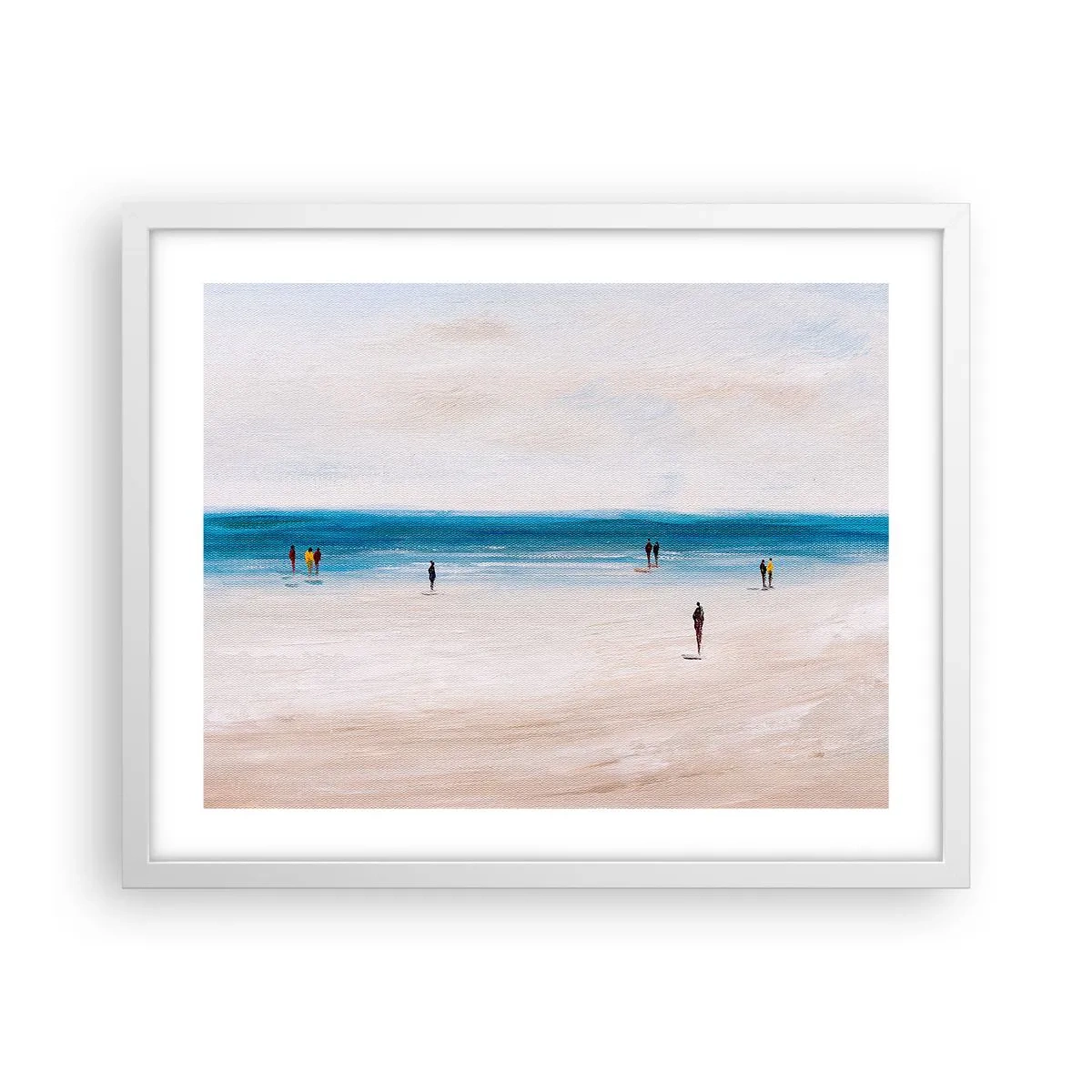 Plakat w białej ramie - Naturalna potrzeba - 50x40 cm