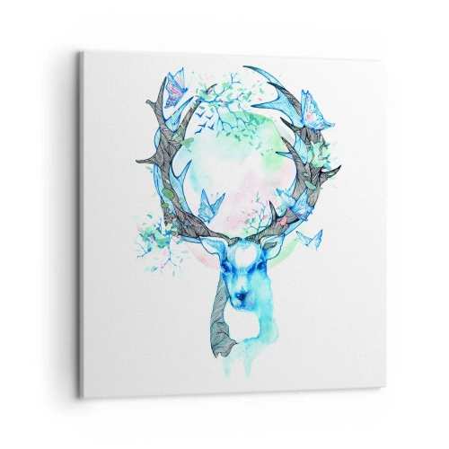 Obraz na płótnie - Siła i delikatność natury - 50x50 cm