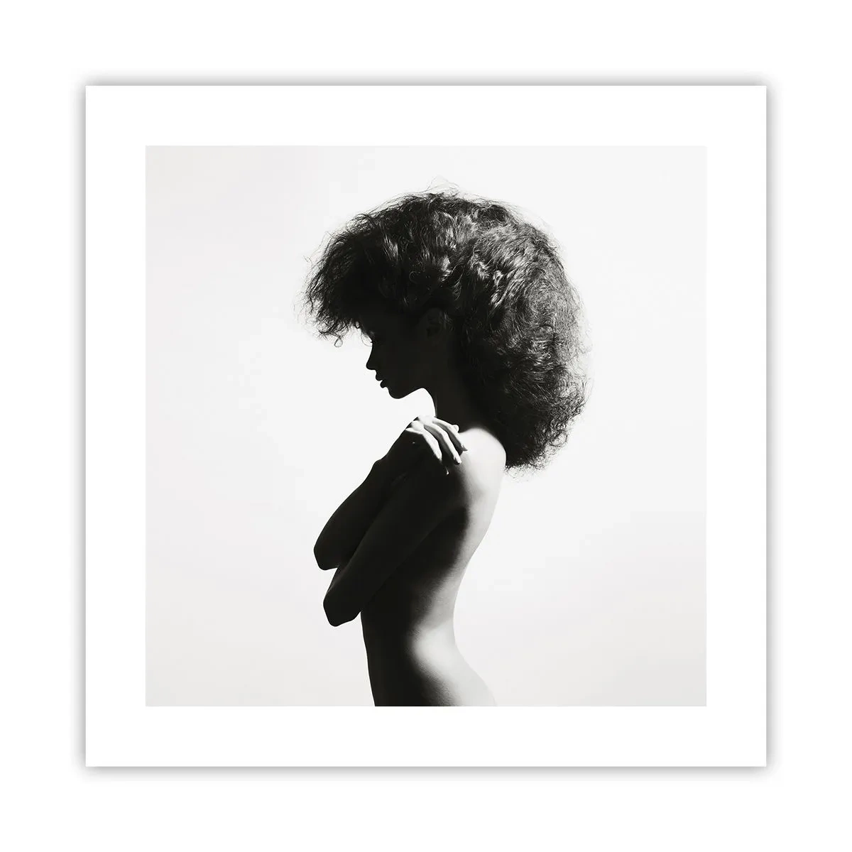 Plakat - Jak kwiat na smukłej łodydze - 40x40 cm