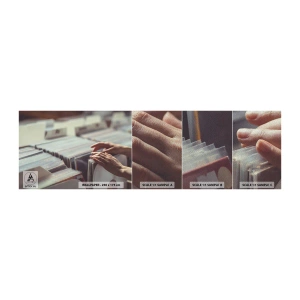 Fototapeta Próbka Premium Sand - W poszukiwaniu wzruszeń - Płyta Winylowa, Muzyka, Sklep Muzyczny - 100x30 cm