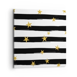 Obraz na płótnie - Wszyscy urodziliśmy się pod szczęśliwą gwiazdą - 70x70 cm