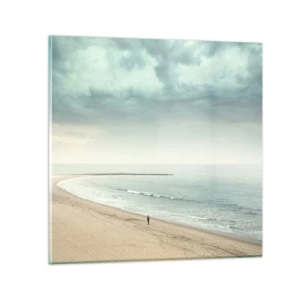 Obraz na szkle - w poszukiwaniu spokoju - 70x70 cm