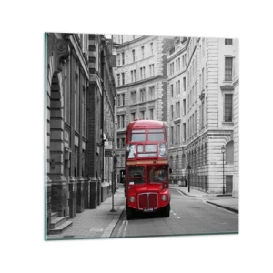 Obraz na szkle - Codzienność nie musi być szara - 50x50 cm