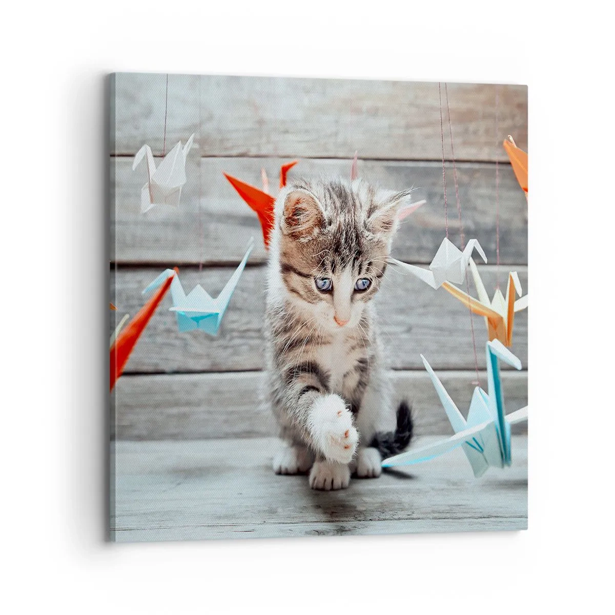 Obraz na płótnie - Pierwsza lekcja - 70x70 cm