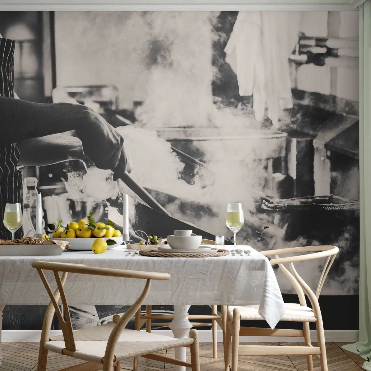 Fototapeta Premium Canvas - Alchemia smaków - Kuchnia, Gastronomia, Restauracja - 250x175 cm