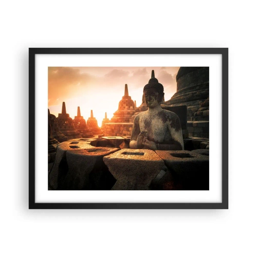 Plakat w czarnej ramie - Pogoda wielkiej mądrości - 50x40 cm