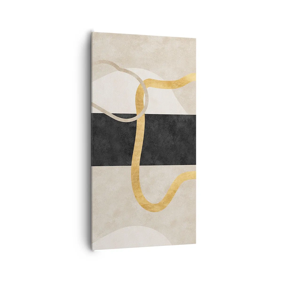 Obraz na płótnie - Kształty zapętlone - 65x120 cm