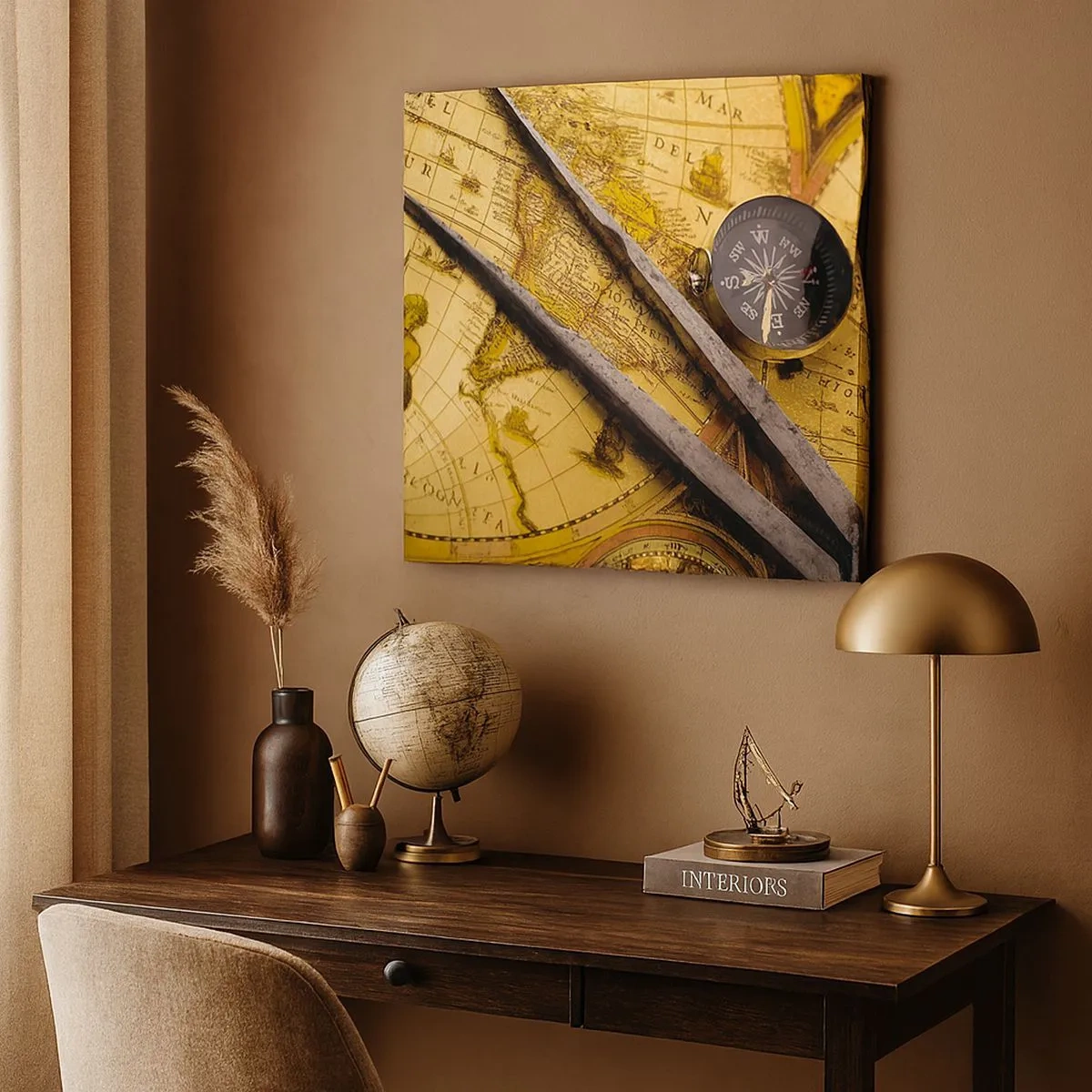 Obraz na płótnie - Gdze te skarby? - 30x30 cm