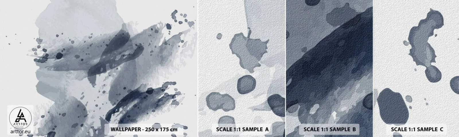 Fototapeta Próbka Standard Eco - Studium natury wody - Abstrakcja, Sztuka, Nowoczesny Wzór - 100x30 cm