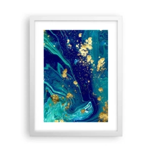 Plakat w białej ramie - Płatki słońca  - 30x40 cm