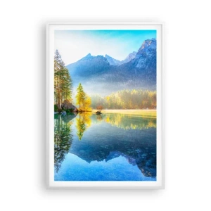 Plakat w białej ramie - Majestat i słodycz - 70x100 cm