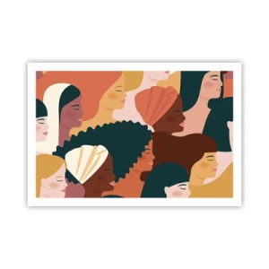 Plakat - Tylko kobiecość - 91x61 cm