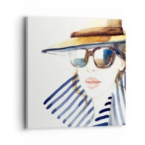 Obraz na płótnie - Floryda wita! - 40x40 cm