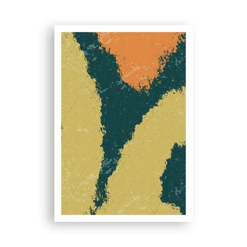Plakat - Abstrakcja – powolnym ruchem - 70x100 cm