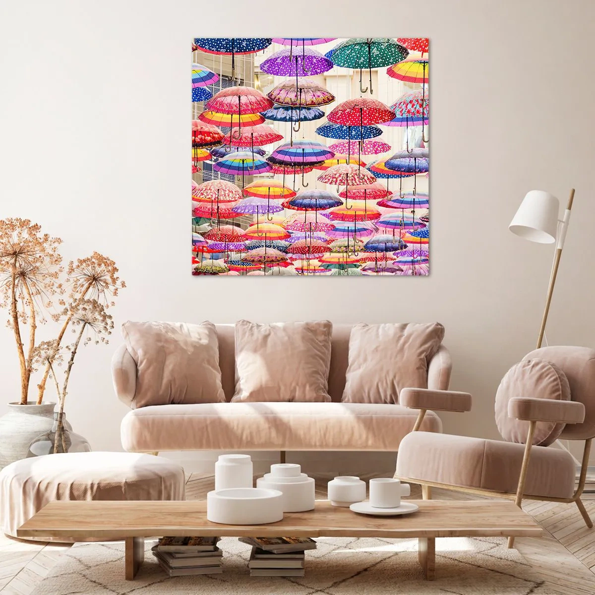 Obraz na płótnie - Miejska łąka - 60x60 cm