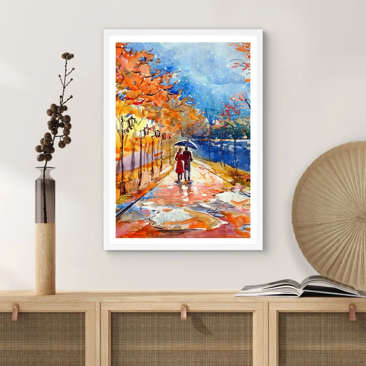 Plakat w białej ramie - Razem do granicy czasu - 50x70 cm