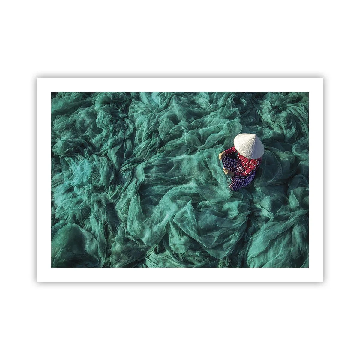 Plakat - W morzu sieci - 70x50 cm