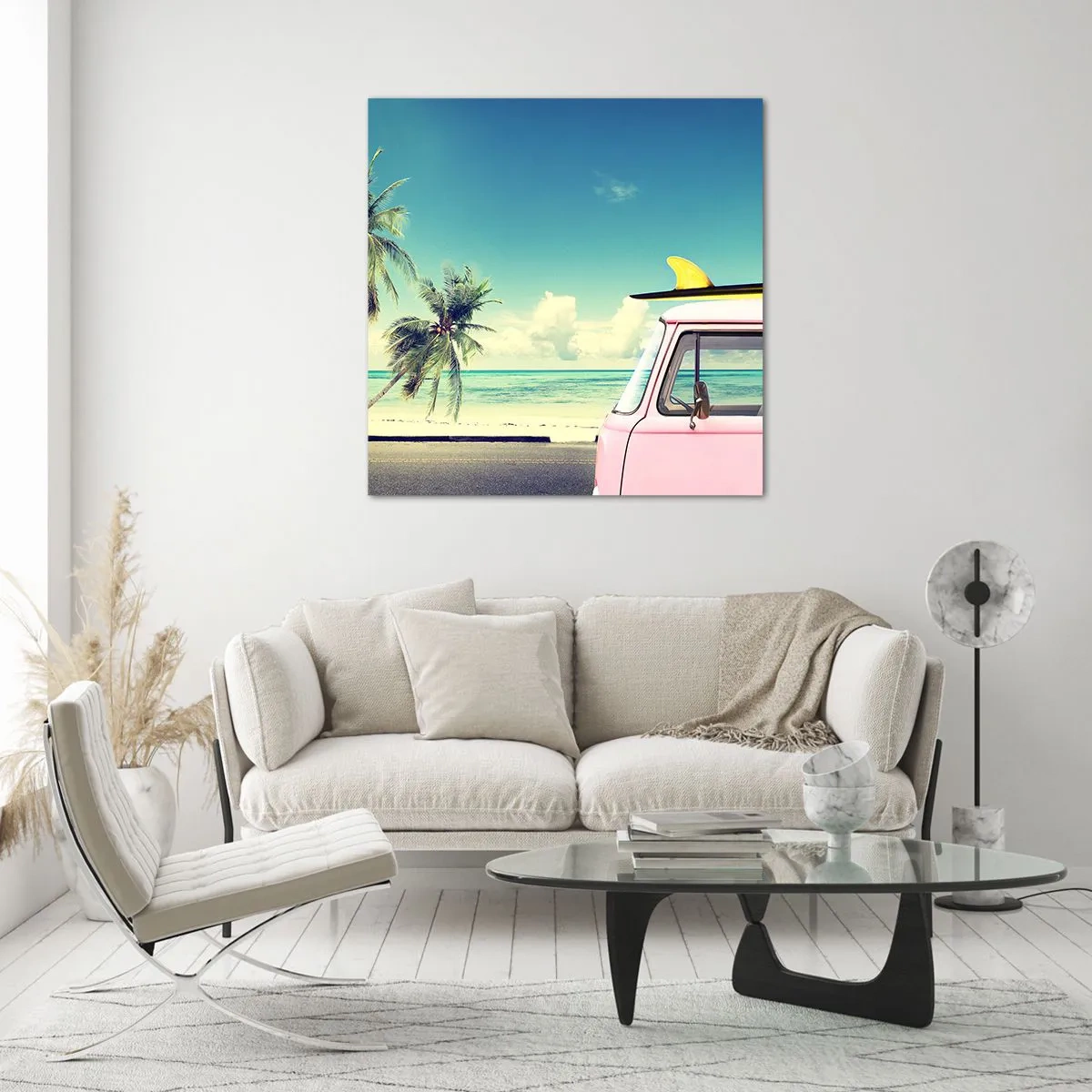 Obraz na szkle - Wakacje czas zacząć - 50x50 cm