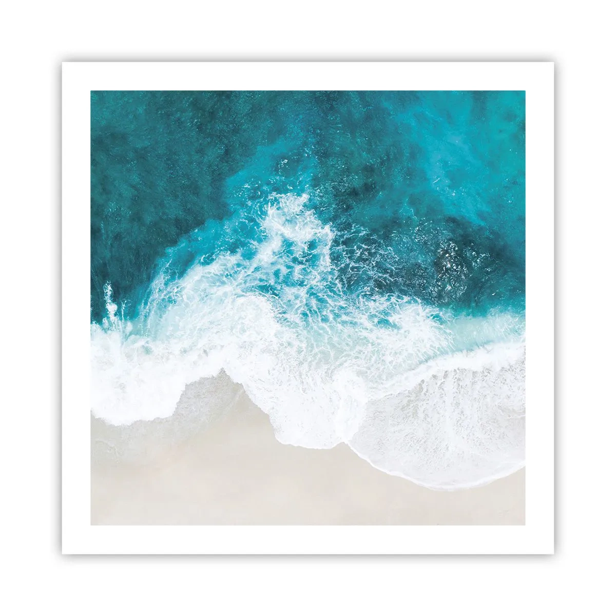 Plakat - Naturalna pieszczota - 60x60 cm