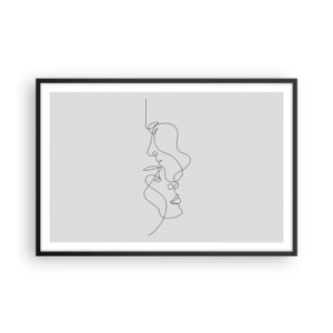 Plakat w czarnej ramie - Żar rzewnych żądz - 91x61 cm