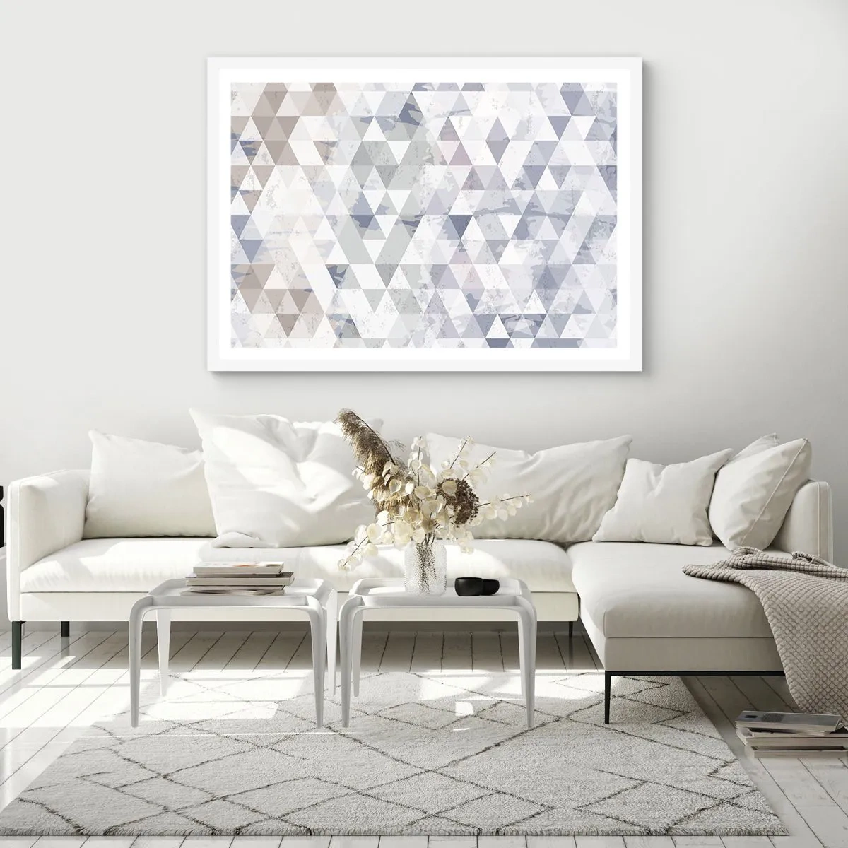 Plakat w białej ramie - W rytmie na trzy - 40x30 cm