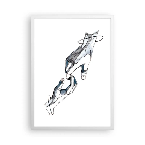 Plakat w białej ramie - Dobry gest - 50x70 cm
