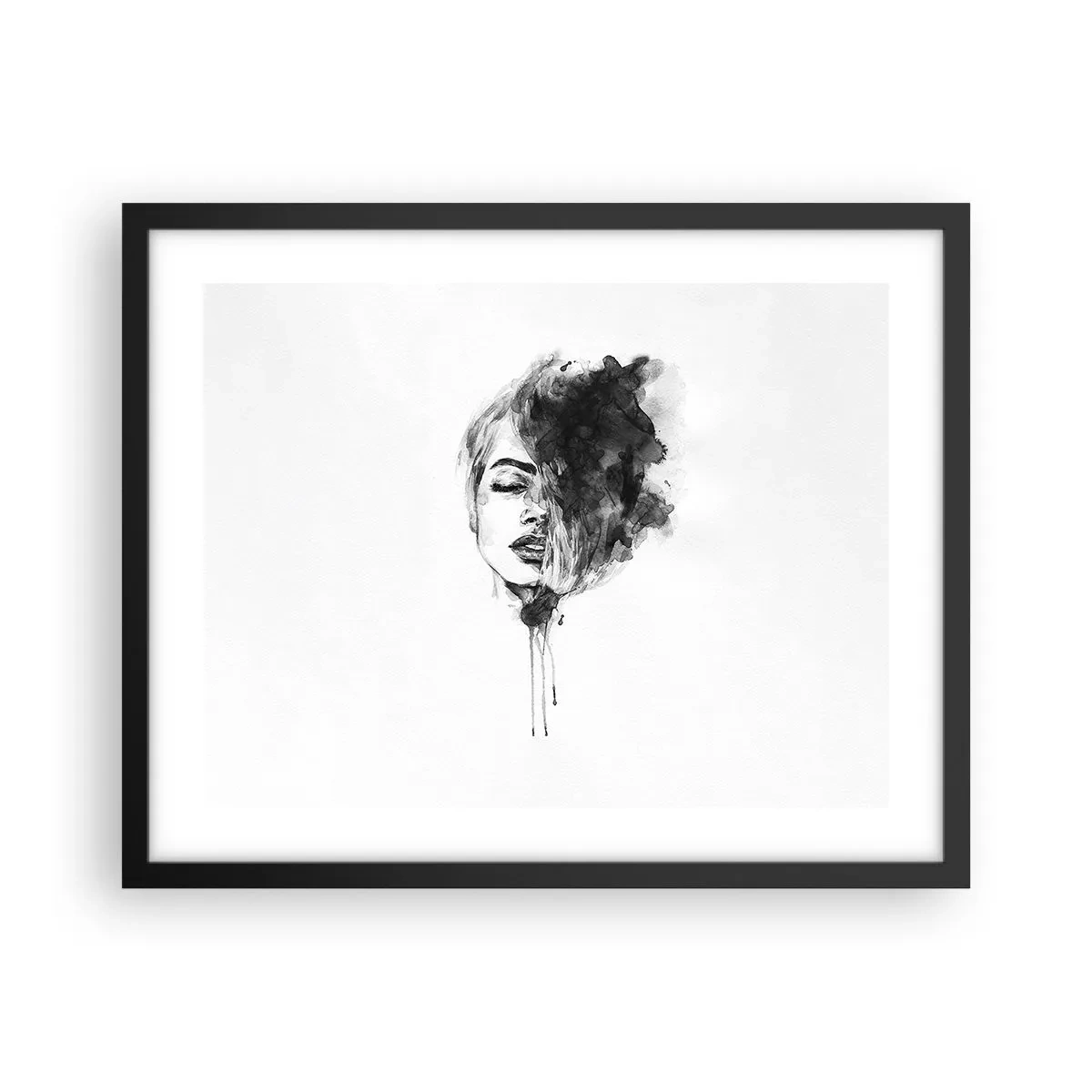 Plakat w czarnej ramie - O czym marzy dziewczyna - 50x40 cm